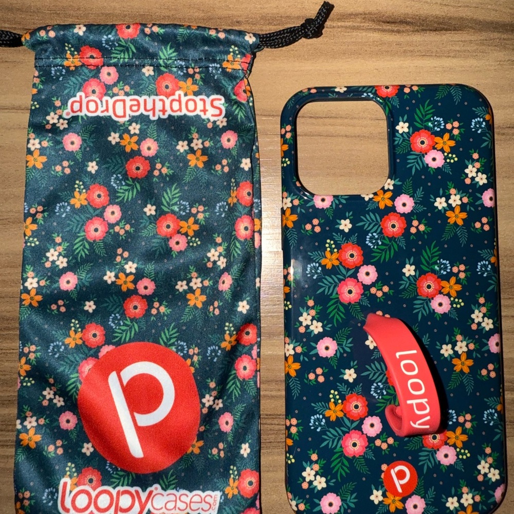 Loopy Case Floral Pattern for iPhone 12 Pro Max